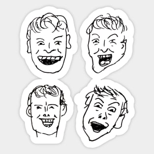 joe lycett – many smiles Sticker